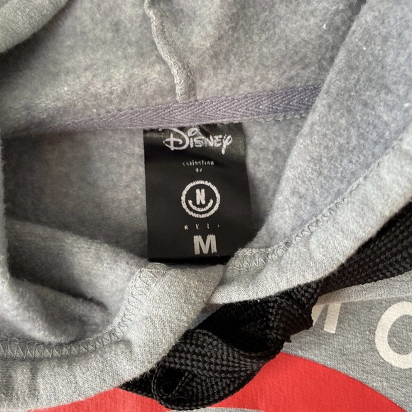 NEFF DISNEY Mickey Mouse Twenty Eight Sunset Hoodie Grey Authentic Mens M medium - Picture 4 of 10